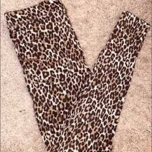 American Eagle Leopard print jeans